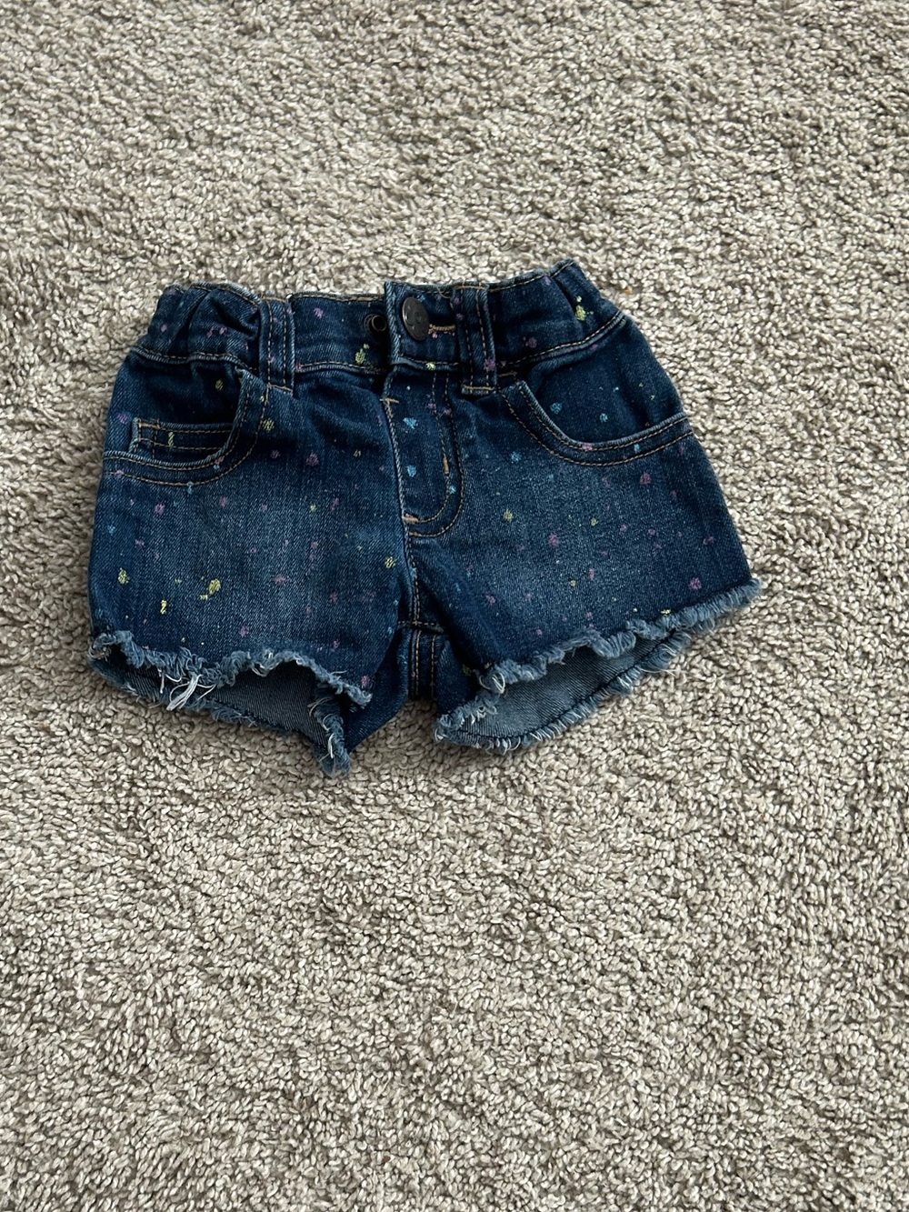 Garanimals 12 Month Polkadot Denim Shorts